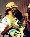 Frank Singer playing Bass with JD Blues Band